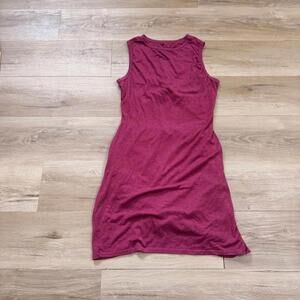 Red Backless Dress Women's L Sleeveless Summer Dress
